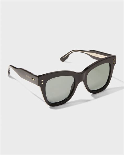 oversize cat eye acetate sunglasses gucci|gucci oversized cat eye sunglasses.